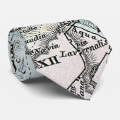  kaart van Rome Italië (1862) Stropdas (Opgerold)