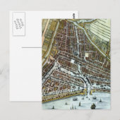  kaart van Rotterdam Nederland (1649) (Voorkant / Achterkant)