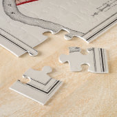  kaart van Sacramento CA (1873) Legpuzzel (Zijkant)