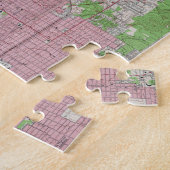  kaart van San Antonio Texas (1953) Legpuzzel (Zijkant)