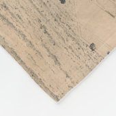  kaart van San Antonio TX (1886) Fleece Deken (Hoek)