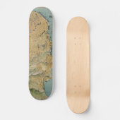  kaart van San Francisco (1915) Skateboard (Voorkant)