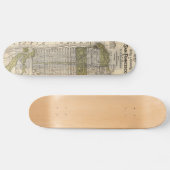  kaart van San Francisco (1932) Skateboard (Horizontaal)