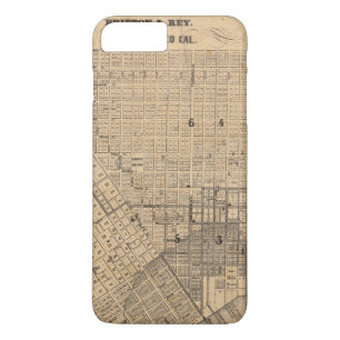 Kaart van San Francisco iPhone 8 Plus / 7 Plus Hoesje