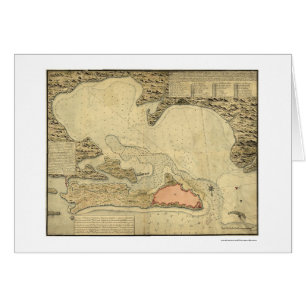 Kaart van San Juan, Puerto Rico 1785