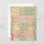 Kaart van Sanilac County, Michigan (Voorkant / Achterkant)