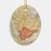  kaart van Saudi-Arabië (1780) Keramisch Ornament (Rechts)