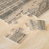  kaart van Savannah Georgia (1818) Legpuzzel (Zijkant)