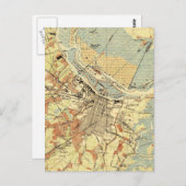 kaart van Savannah Georgia (1942) (Voorkant / Achterkant)