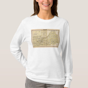 Kaart van Schuyler, Mason, Brown T-shirt