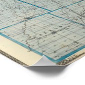 Kaart van Shelby County Poster (Hoek)