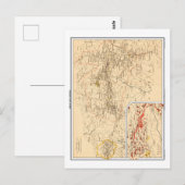 Kaart van Simla en Jutogh, Brits India. (Voorkant / Achterkant)