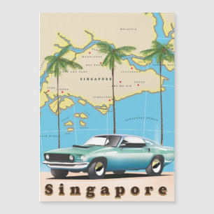 kaart van Singapore