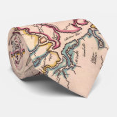  kaart van South Carolina (1690) Stropdas (Opgerold)