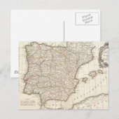 kaart van Spanje (1775) (Voorkant / Achterkant)