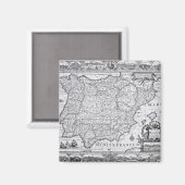 Kaart van Spanje Magneet (Voorkant / Achterkant)