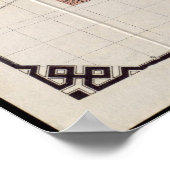  kaart van Spokane WA (1910) Poster (Hoek)