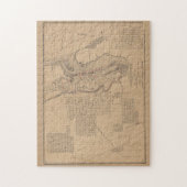  kaart van St. Augustine FL (1888) Legpuzzel (Verticaal)