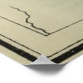  kaart van St. Augustine FL (1904) Poster (Hoek)