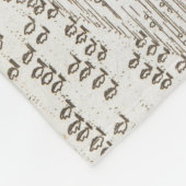  kaart van St. Augustine Florida (1763) Fleece Deken (Hoek)