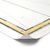  kaart van St. Domingue (1802) Poster (Hoek)