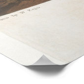 kaart van St Johns Newfoundland (1831) Poster (Hoek)