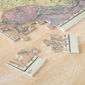 kaart van St. Louis MO (1897) Legpuzzel (Zijkant)