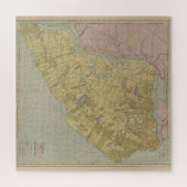 kaart van Staten Island NY (1911) Legpuzzel (Horizontaal)