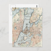  kaart van Stockholm (1733) (Voorkant / Achterkant)