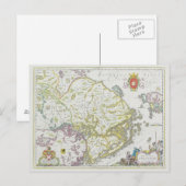 Kaart van Stockholm, Zweden (Voorkant / Achterkant)