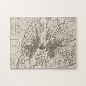 kaart van Stockholm Zweden (1764) Legpuzzel (Horizontaal)