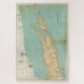  kaart van Suffolk County NY (1895) Legpuzzel (Verticaal)