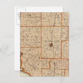 Kaart van Sullivan County (Voorkant / Achterkant)