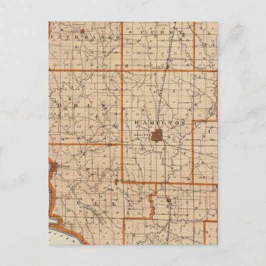 Kaart van Sullivan County (Voorkant)