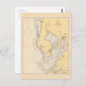  kaart van Tampa Bay, Florida (Voorkant / Achterkant)