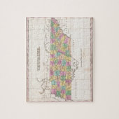  kaart van Tennessee (1827) Legpuzzel (Verticaal)