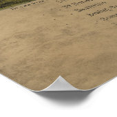 kaart van Tennessee & Kentucky (1862) Poster (Hoek)