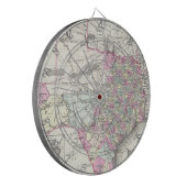kaart van Texas (1855) Dartbord (Voorkant Links)