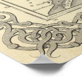  kaart van Texas (1856) Poster (Hoek)