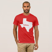 Kaart van Texas Belong, State Pride T-shirt (Voorkant volledig)