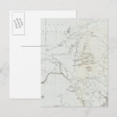 Kaart van Texas en deel van New Mexico (Voorkant / Achterkant)