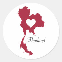 Kaart van Thailand