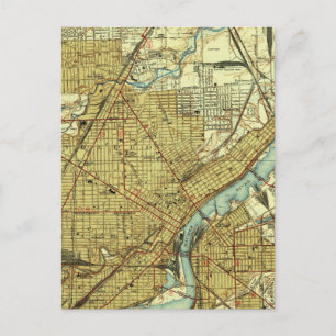 kaart van Toledo Ohio (1938)