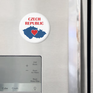 Kaart van Tsjechië Magneet