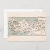 Kaart van Turkije (1943) (Voorkant / Achterkant)