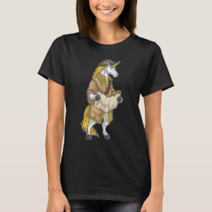 Kaart van Unicorn Pirate Treasure T-shirt