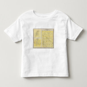 Kaart van Union County met Brownsville, Liberty Kinder Shirts
