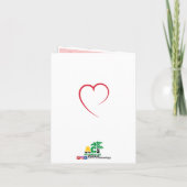 Kaart van valentijns voor vaders (Djibouti) (Achterkant)