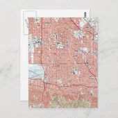  kaart van Van Nuys California (1966) (Voorkant / Achterkant)