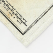  kaart van Venetië (1729) Fleece Deken (Hoek)